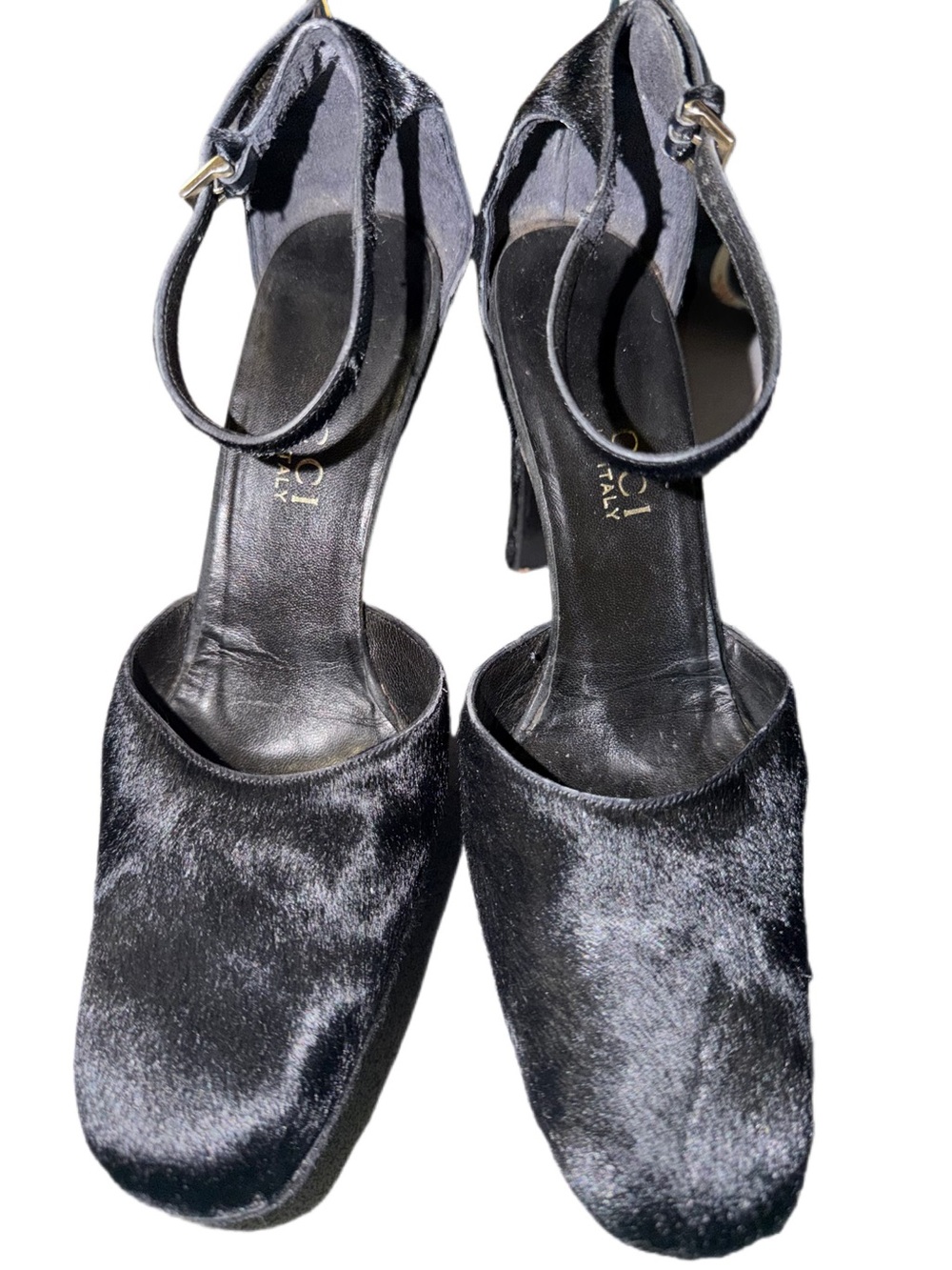 Black Women's Gucci horsehair heels